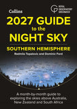 Collins 2027 Guide to the Night Sky Southern Hemisphere book cover with star map and text.
