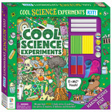Box for 'Cool Science Experiments Kit' with colorful design and text.