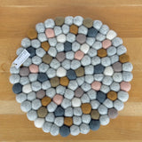 SHEEP - ish Design - Felted NZ Wool Coasters, Trivets & Pot Stands assorted design/price