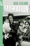 Cover of the book 'New Zealand Migration - Philippa Werry' featuring a family with children holding suitcases, indicating themes of migration and family.