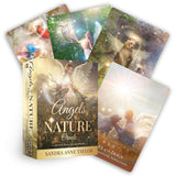 Angels of Nature Oracle cards with packaging on a white background