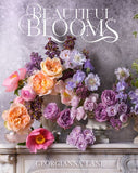 Book cover of 'Beautiful Blooms' by Georgianna Lane with a floral arrangement on a textured background.