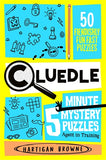 Book cover of 'Cluedle' with puzzle icons and text on a yellow background