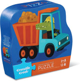 Crocodile Creek construction croc puzzle packaging on a white background