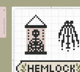 Cross Stitch Cabinet of Curiosities: 500 Magical Motifs and Peculiar Patterns - Grace Isobel