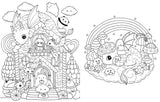 A Million Dragons: Adorable Dragons to Colour - Lulu Mayo Adult Colouring Book