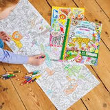 eeBoo Fold-Out Coloring Book - Wild Things
