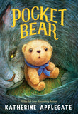 Book cover of 'Pocket Bear' featuring a teddy bear and a bear, with text indicating the author.