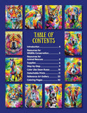 Pop Art Animals Coloring Book - Dean Russo