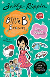 Book cover of 'Billie B Brown Super Squad!' by Sally Rippin with colorful illustrations and character depiction.