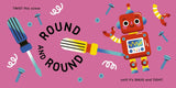 My Busy Tool Box! A Playful Tool Book with Pages to Bang, Twist and Scratch! - Design Eye