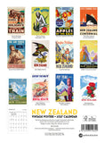 2027 - New Zealand Vintage Posters Calendar, large