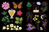 Botanical Magickal Stickers & Spells -