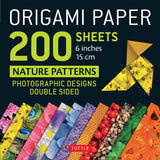 Origami Paper 200 sheets Nature (15 cm): Tuttle Origami Paper